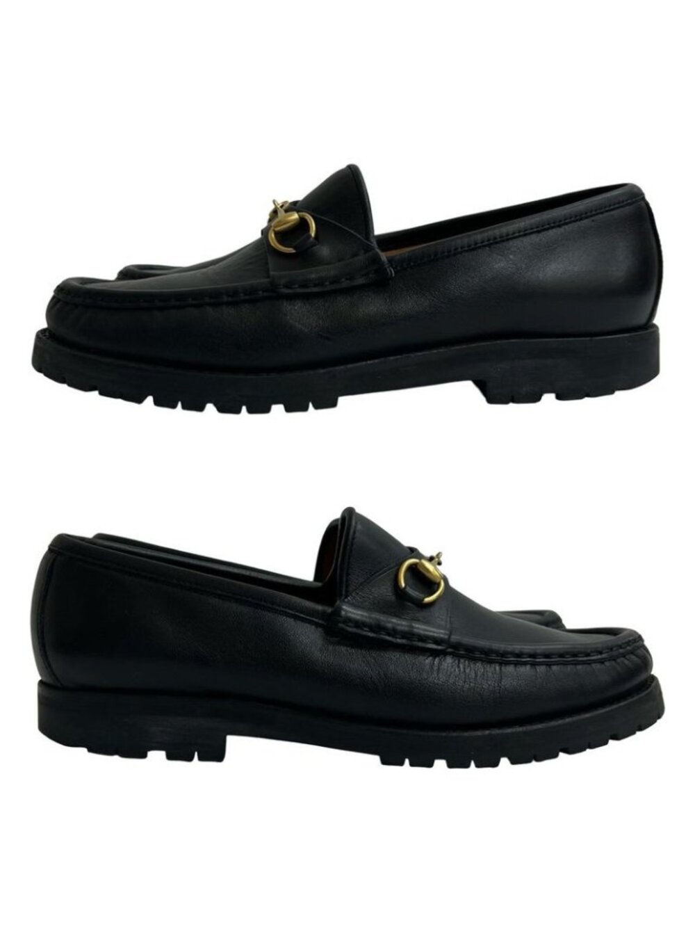 Gucci Horsebit Hardware Leather Loafers 36 Size - Picture 3 of 6